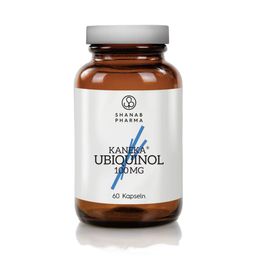Produktansicht von SHANAB PHARMA Ubiquinol 100 mg – Hochdosiertes Coenzym Q10 mit Kaneka® – 60 Kapseln zur Energie & Zellschutz